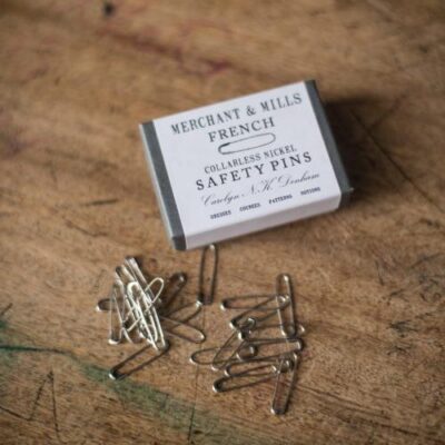 Collarless Nickel Safety Pins | Merchant & Mills