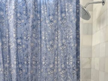 Custom Fabric Shower Curtain